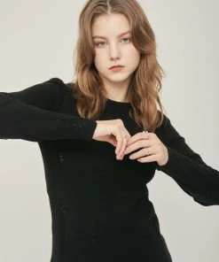 [LARTIGENT] Winter 21 DAMAGE KNIT(BLACK) Best Sellers