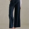 Best Sellers [JOORTI] SS 22 J979 Linen Wide Pants (navy)