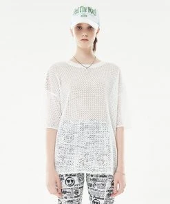 Best Sellers [LARTIGENT] Summer 22 NET KNIT(IVORY)