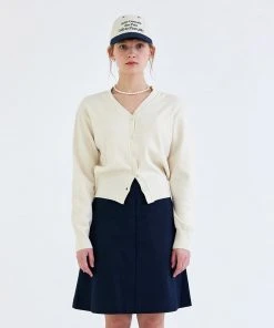 [ANEDIT] Summer 22 Semi Crop Button Cardigan_IV