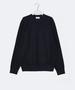 [DWSCOMPANY] SS 22 Waffle Snatch Knitwear(Navy) Best Sellers