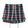 Best Sellers [AJO BY AJO] SS 22 Check Mixed Shorts [Navy]