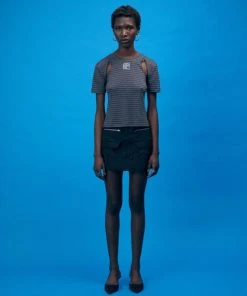 [ODLYWORKSHOP] SS 22 Striped Grouper CutOut Tee Best Sellers