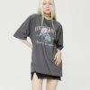 [YOUTHKREW] SS 22 HWAMIN T-SHIRT-CHARCOAL