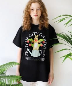 [GOCORI] Summer 22 BERRY RABBIT T-SHIRTS / BLACK BERRY Best Sellers