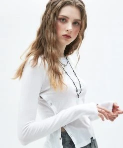 [LUV IS TRUE] Summer 22 SLIT TEE(WHITE)