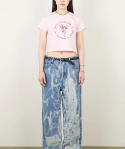 [OUTXO] Summer 22 Angel Crop Tee Pink