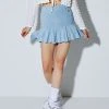 [PLASMASPHERE] SS 22 Terry Skirt [Sky]