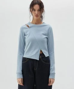 Best Sellers [LARTIGENT] SS 22 CUTTING TOP(SKY BLUE)