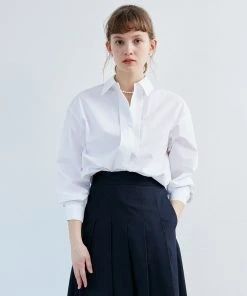 [ANEDIT] Summer 22 Two Tuck Detail Shirt_WT