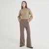 [FREIHEIT] SS 22 Wool Stripe Flare Pants (Brown)