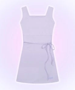 [MOONFAIRY] SS 22 POSY STRING MINI DRESS-LAVENDER