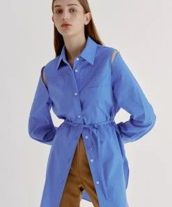 [MINASONG] SS 22 CUT OUT OVER SHIRT - BONDI BEACH