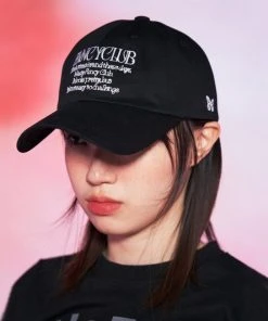 Best Sellers [NASTY FANCY CLUB] Summer 22 SIGNATURE LOGO BALL CAP?(BLACK)_F22QE806