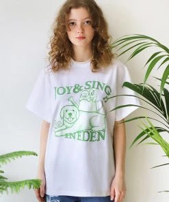 [GOCORI] Summer 22 JOY&SING T-SHIRTS / GREEN Best Sellers
