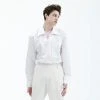 [LA MER MA MAISON] SS 22 NOTCH NECK SHIRT WHITE Best Sellers