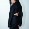Best Sellers [GIMMETHEYOUNG] SS 22 BACK SLIT JACKET / BLACK