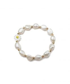 [LOMBRILLANT] Seasonless Fleur Shell Pearl Braslet