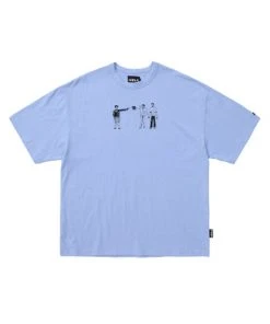 [AJO BY AJO] SS 22 Girls Can Shoot T-Shirt (Sky Blue)