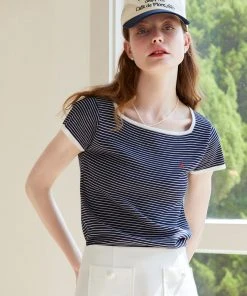 Best Sellers [ANEDIT] Summer 22 Half Square Neck Knit_NS
