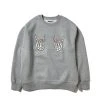 SK8ERROCK Best Sellers [SK8ER ROCK] FW 21 HAND SIGN SWEAT SHIRT GRAY