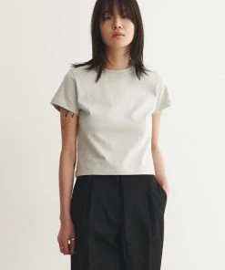 [REPOS] SS 22 COTTON ROUND T-SHIRTS (GREY) Best Sellers