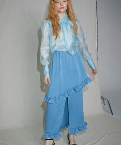 [SORRY TOO MUCH LOVE] Summer 22 Champagne Twoway Double Skirts_Blue