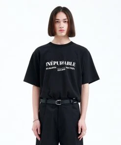[LA MER MA MAISON] Summer 22 SLOGAN HALF-T BLACK Best Sellers