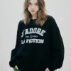 [LARTIGENT] SS 22 APPLIQUE SWEATSHIRT(BLACK)