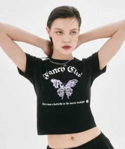 Best Sellers [NASTY FANCY CLUB] Summer 22 PAVILION STANDARD TEE (BLACK)_F22QB435