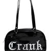[CRANK] Seasonless ENAMEL SHOULDER BAG_BK Best Sellers