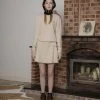 Best Sellers [MAUSOLEUM] SS 22 Cashmere Blended Back Hole Knit Top - Ivory