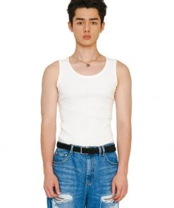 [LECYTO] Summer 22 VINTAGE SLEEVELESS_(WHITE)