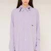 Best Sellers [ANOTHER YOUTH] SS 22 Logo Hood Shirts - Light Purple