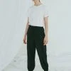 [MAKEATOAST] SS 22 DRAW STRING CARGO JOGGER PANTS BLACK