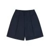 [HARDCORE HAPPINESS] SS 22 PINTUCK BERMUDA PANTS Navy Best Sellers