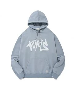Best Sellers [PHOS333] SS 22 Graffiti Phos Hoodie/Sky Blue