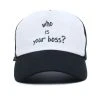 [MADMARS] SS 22 Boss Name D.I.Y Cap Black&white Best Sellers