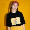 [SK8ER ROCK] Summer 22 POTATO ROCK SHORT SLEEVE T-SHIRT BLACK