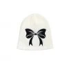 Best Sellers [PLZ PROJECT] Seasonless RIBBON EMBROID BEANIE, IVORY