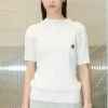 [ROCCI ROCCI] Summer 22 Rose Cable Knit Top (WHITE)