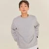 [AQOSTUDIOSPACE] SS 22 AQO BEAR PATTERN SWEATSHIRTS GREY Best Sellers