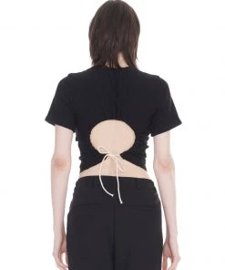 [13MONTH] SS 22 BACKLESS CROP TOP (BLACK) Best Sellers