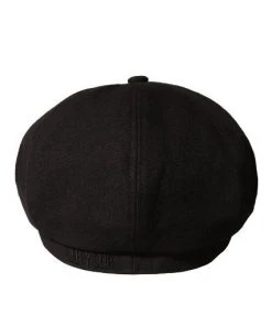 [SLEEPY SLIP] Seasonless 22 SIGNATURE BLACK NEWSBOY CAP