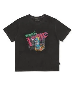 [YOUTHBATH] Summer 22 Pigment Graphic T-shirt_POTTERRCHARCOAL Best Sellers