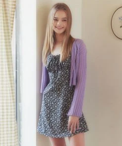 [MOONFAIRY] SS 22 PIXY MINI DRESS-BLACK