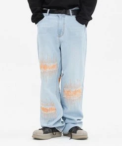 [BAD IN BAD] SS 22 979 STITCH DENIM_SKY BLUE