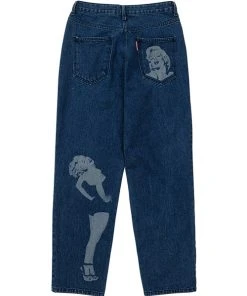 [AJO BY AJO] SS 22 MM Washed Jeans [NAVY] Best Sellers