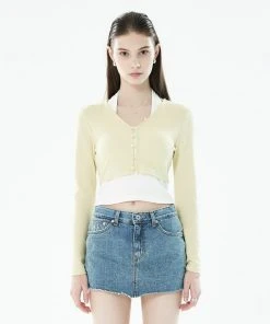 Best Sellers [LARTIGENT] Summer 22 ANGEL CARDIGAN(YELLOW)