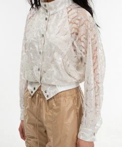 [GIMMETHEYOUNG] SS 22 LACE CAMOUFLAGE JUMPER / IVORY Best Sellers